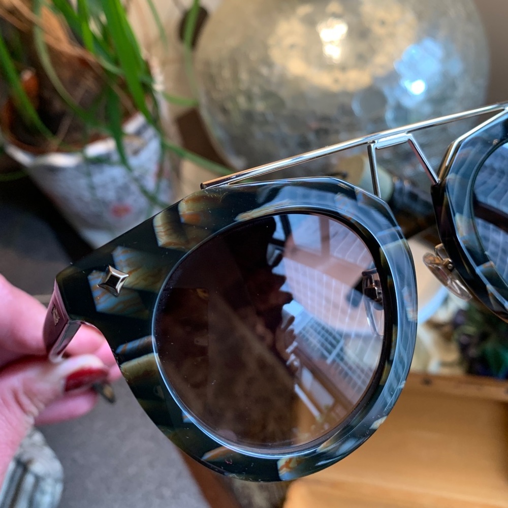 Authentic MCM 49 Acetate round brow sunglasses